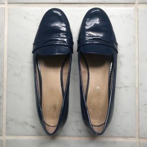 J Crew Navy Loafers